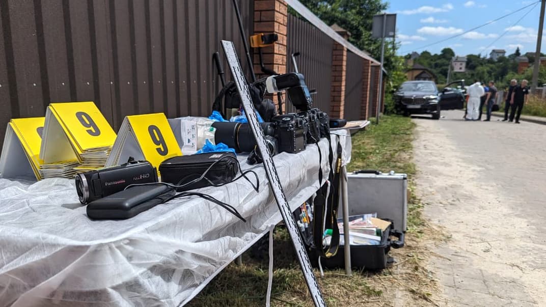 Місце стрілянини в Сокільниках