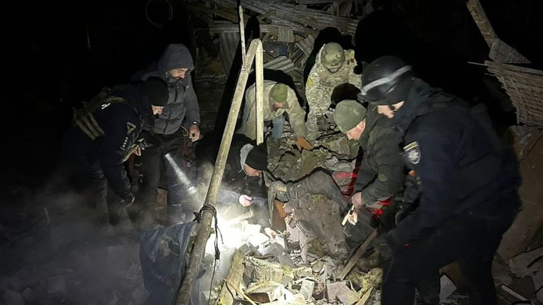 Последствия российского обстрела в Донецкой области, 22 января 2026 года