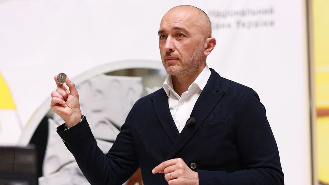 Голова Нацбанку Андрій Пишний на презентації монети «Сміливість бути. UA»