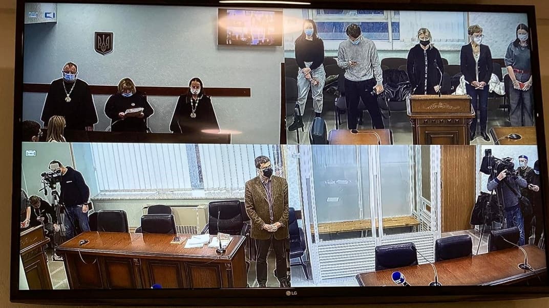 Заседание суда по делу догхантера Алексея Святогора, Киевский апелляционный суд, 29 ноября 2021 года