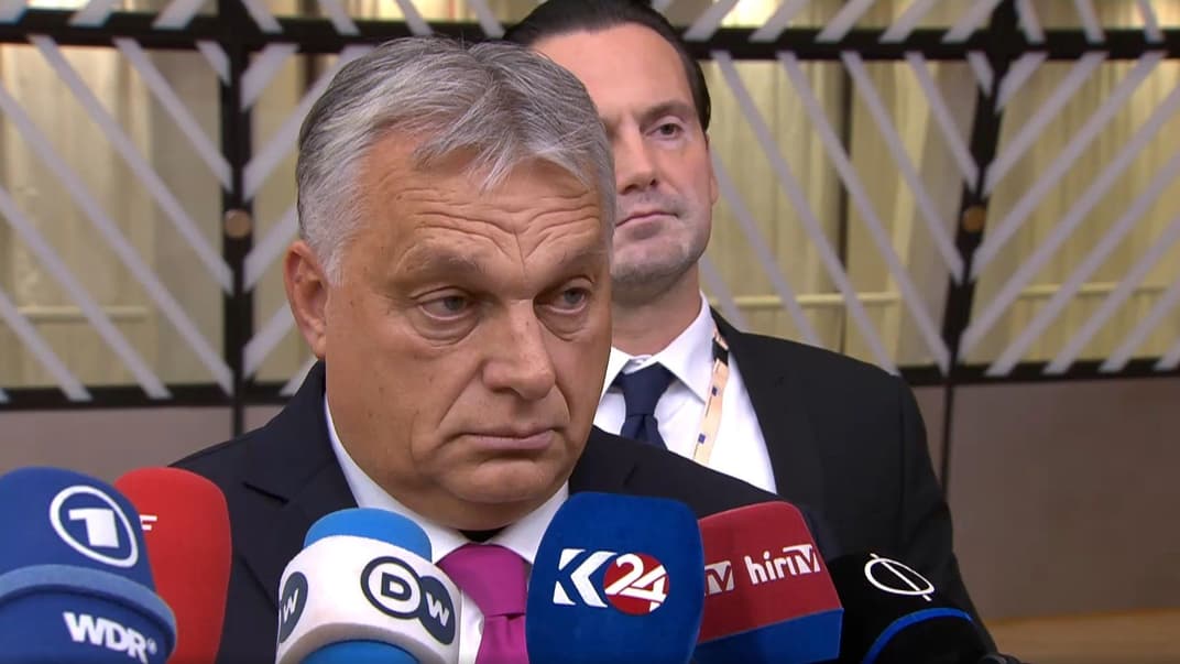 Премьер-министр Венгрии Виктор Орбан перед встречей Европейского Совета 26 октября 2023 года