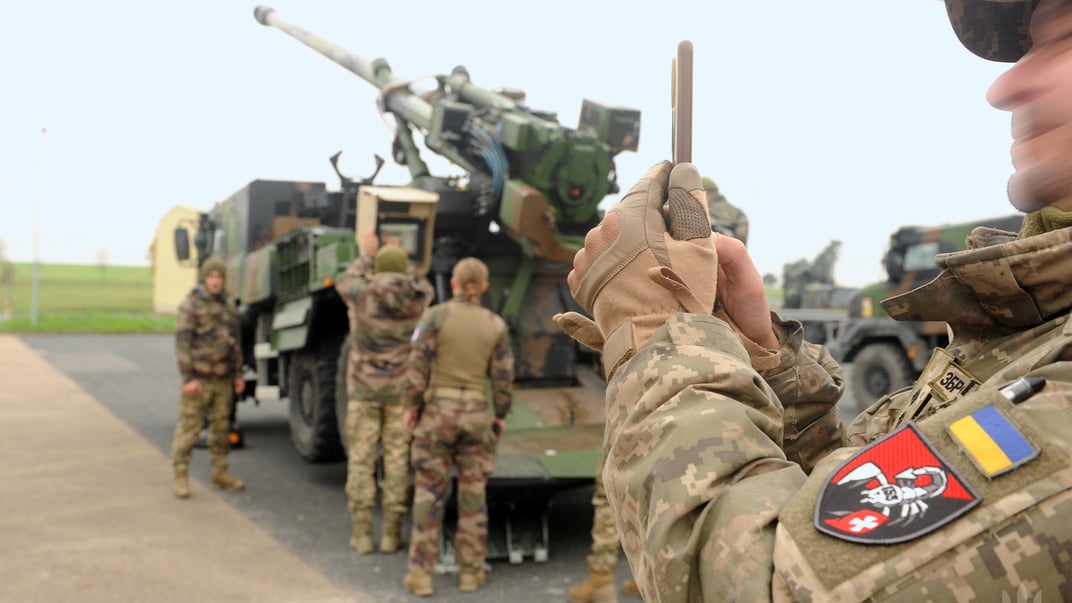 Бійці 155 бригади на навчаннях у Франції