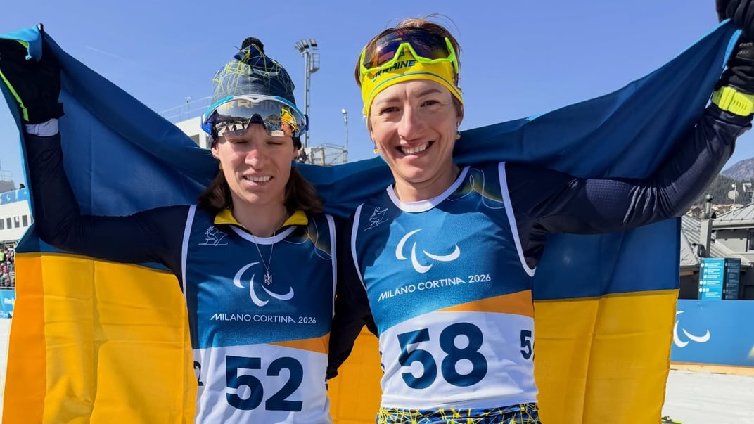 Українські парабіатлоністки Олександра Кононова та Людмила Ляшенко
