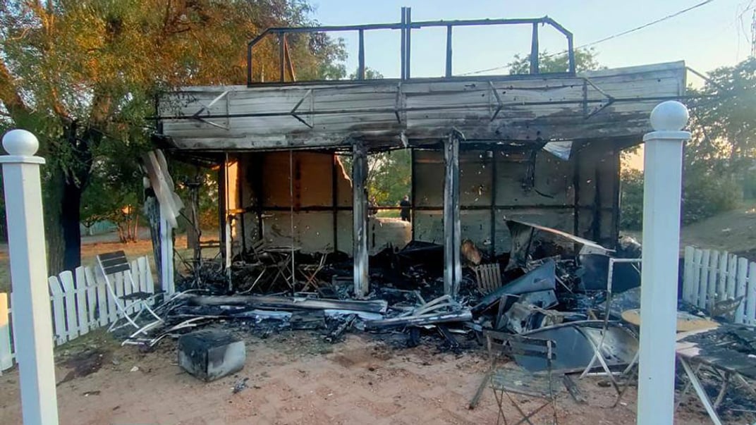 россияне ударили по детскому кафе в Запорожской области