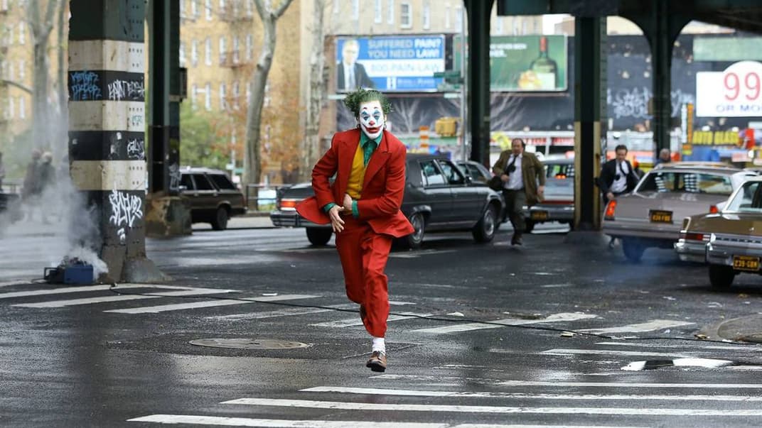 Кадр з нового кінокоміксу «Джокер» режисера Тодда Філліпса із Хоакіном Феніксом у головній ролі