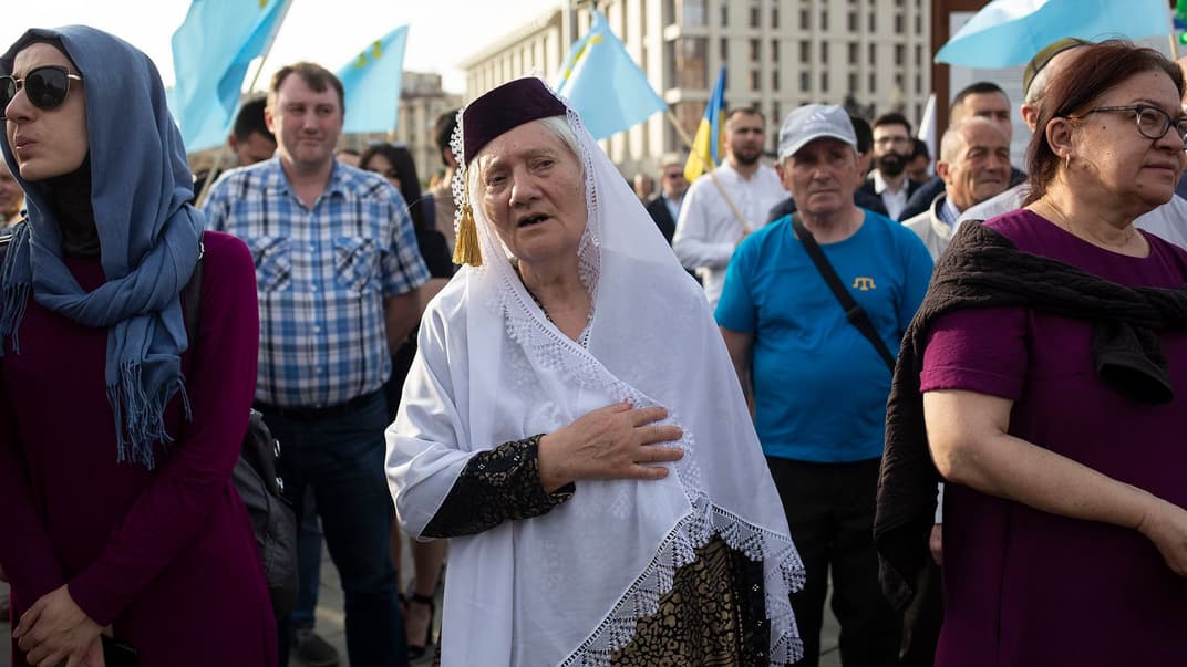 Траурный митинг в годовщину депортации депортации крымскотатарского народа, Майдан Независимости, Киев, 18 мая 2019 года