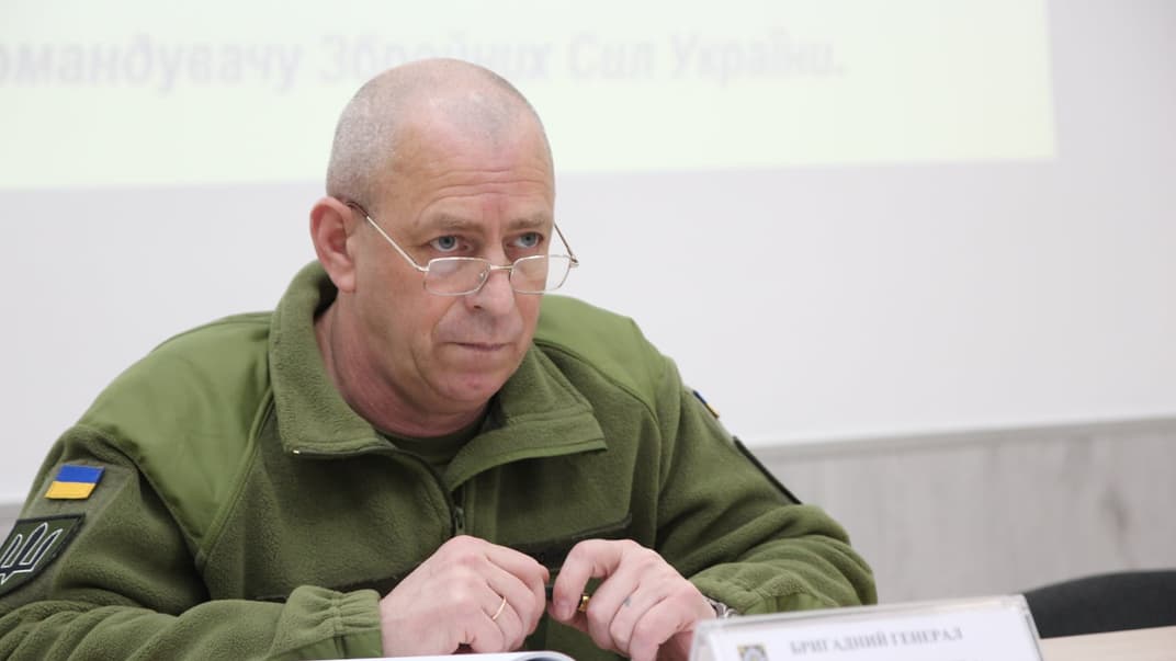 Командующий Силами поддержки ВСУ Дмитрий Герега