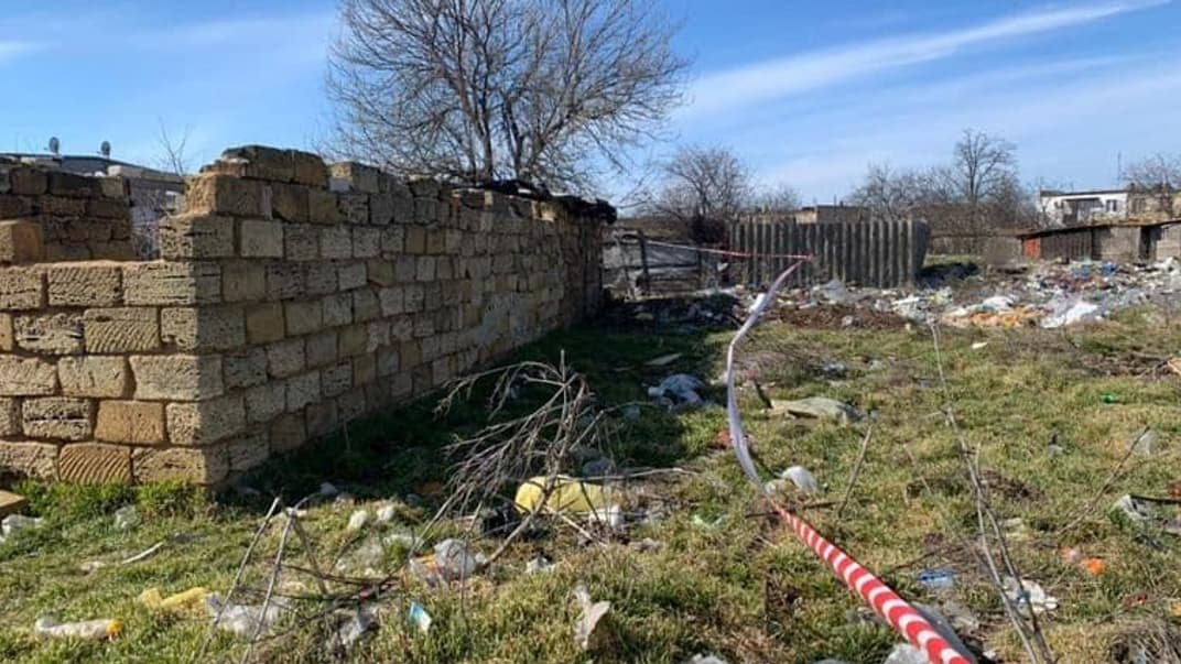 Место, где нашли тело семилетней девочки в Херсонской области