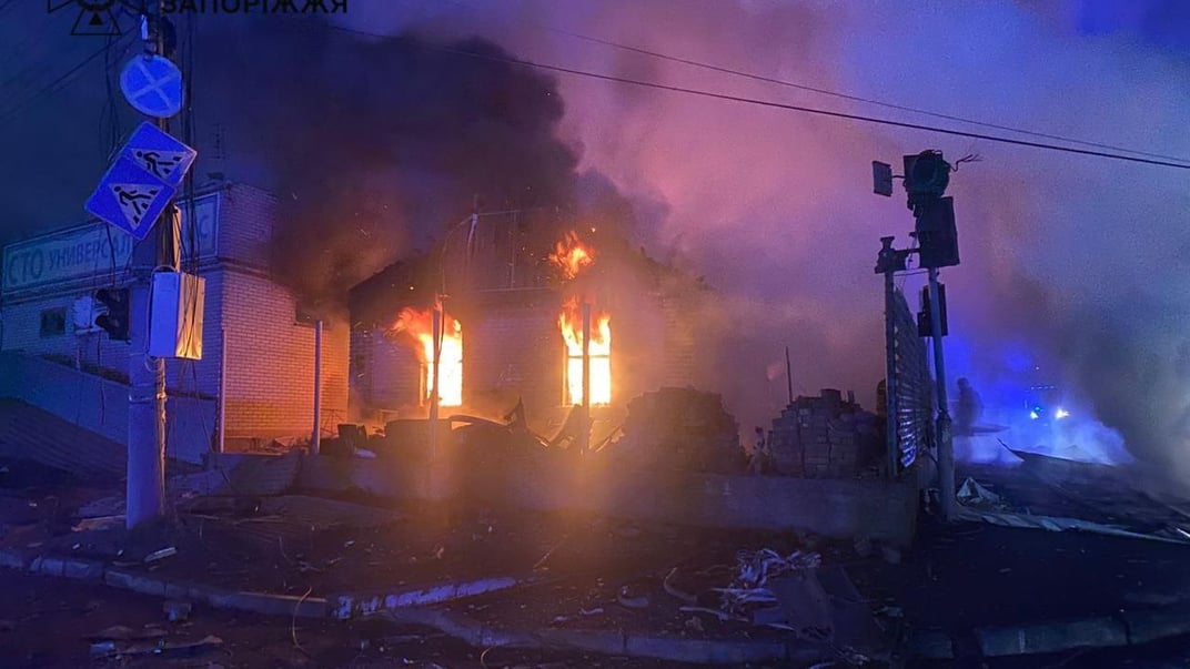 Последствия атаки на Запорожье, 6 декабря 2024 года