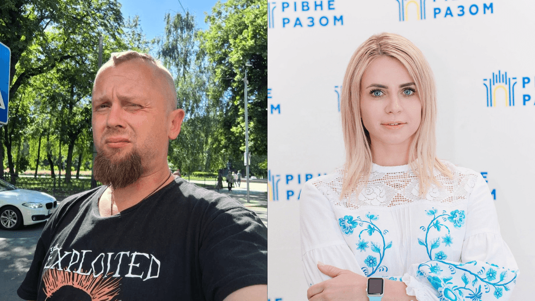 Колаж. Сергій Турович та Катерина Марчук  та