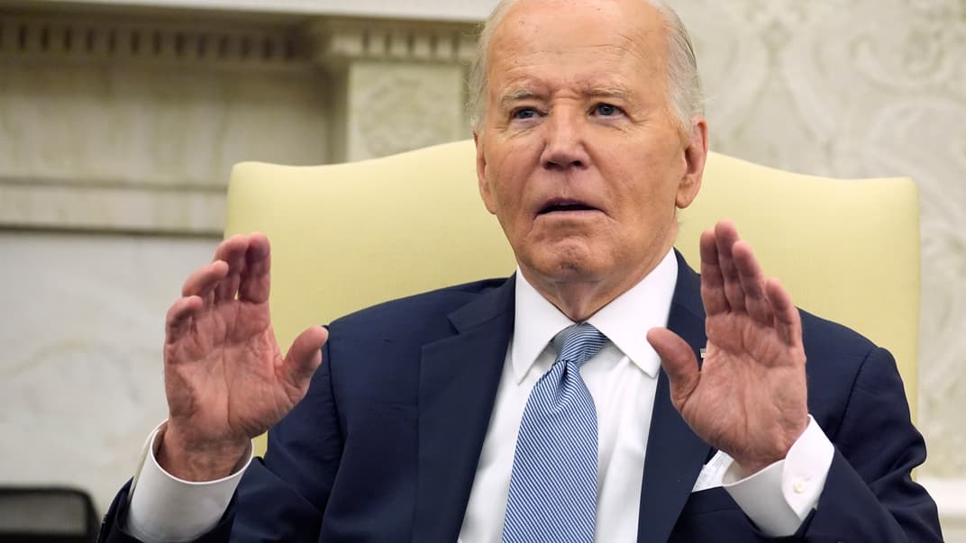 Президент США Джо Байден в Овальном кабинете, 23 мая 2024 года