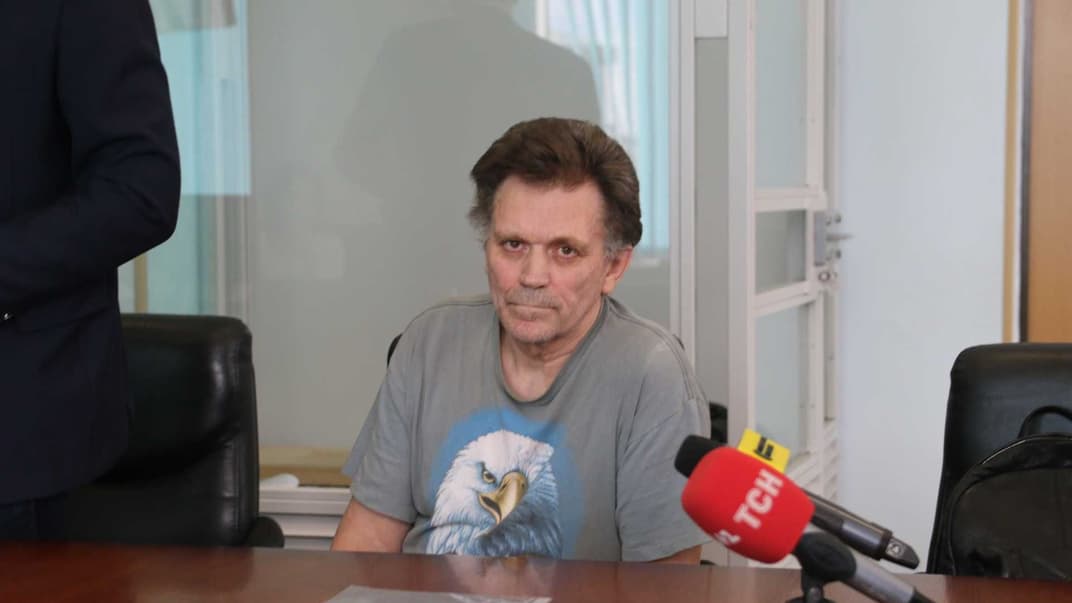 Підозрюваний Вадим Мошкін у залі суду