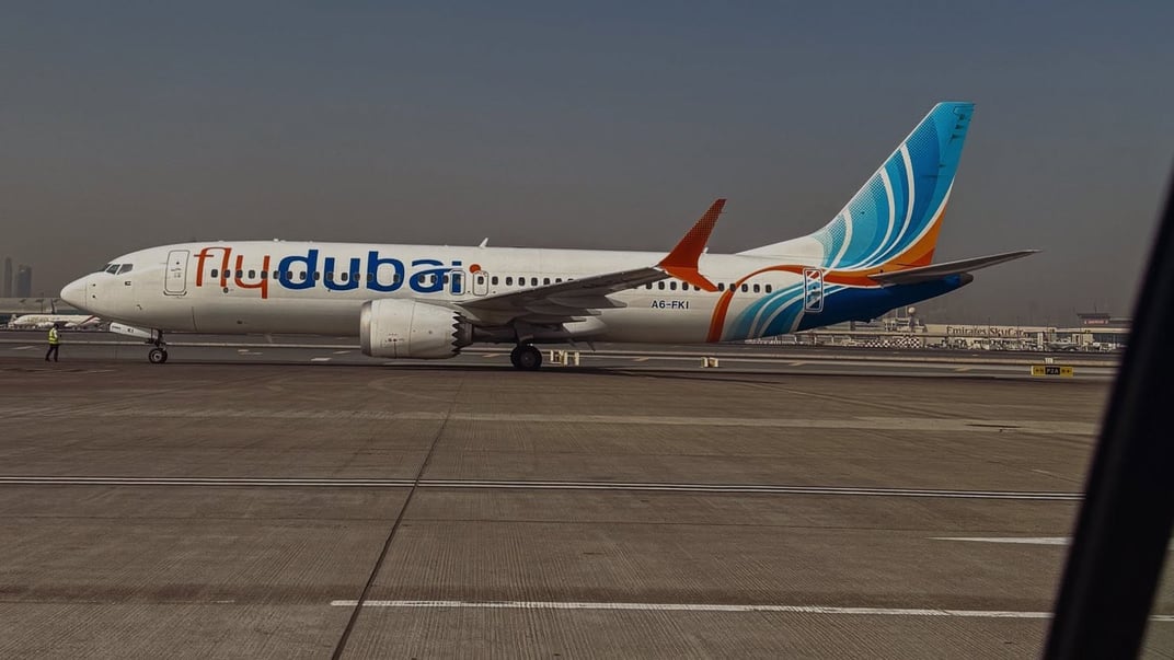Ілюстративне фото. Літак flydubai