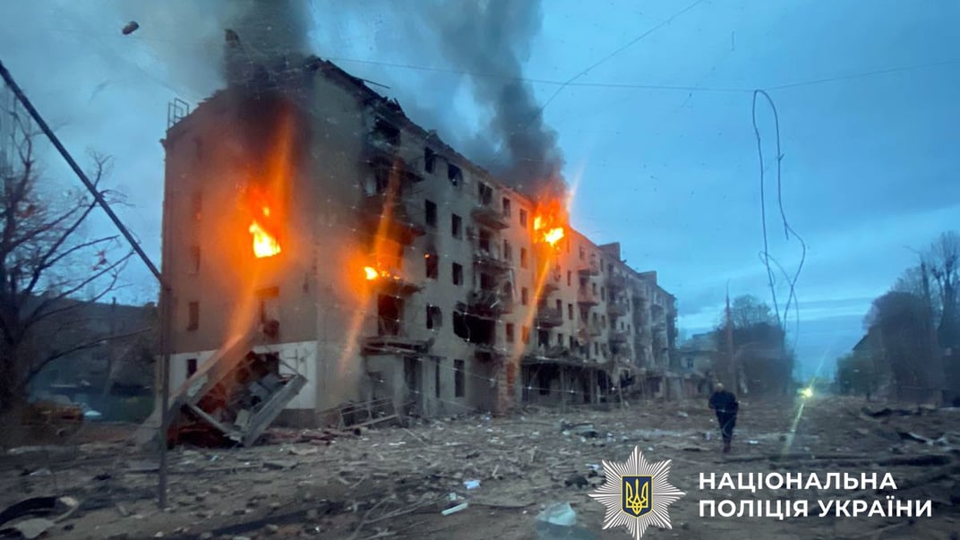 Наслідки російської атаки по Слов’янську, 15 квітня 2026 року Наслідки російської атаки по Слов’янську, 15 квітня 2026 року