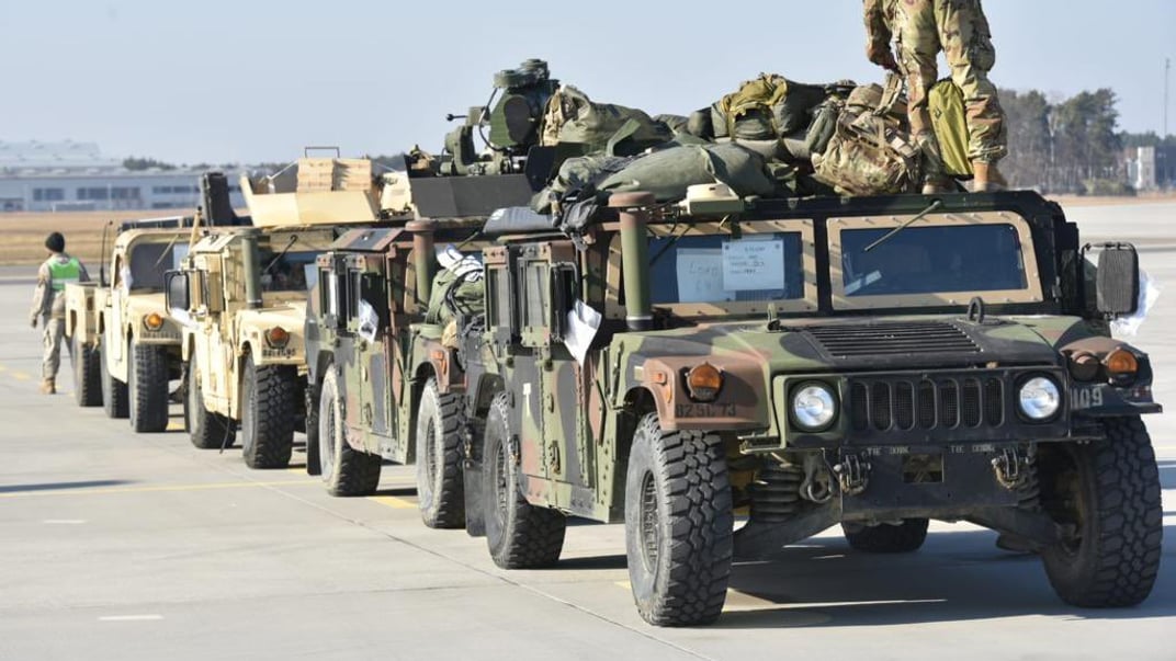 Ілюстративне фото. Американська військова техніка в польській Ясьонці