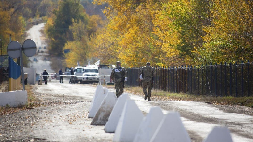 Контрольно-пропускний пункт в Золотому, Луганська область, 7 жовтня 2019 року