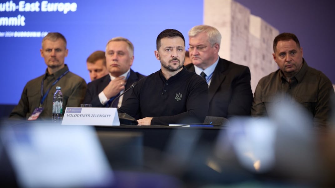 Владимир Зеленский на третьем саммите «Украина — Юго-Восточная Европа», 9 октября 2024 года