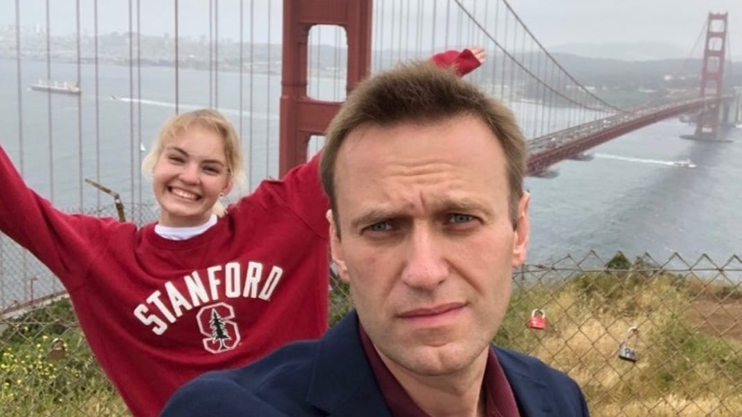 Алексей Навальный с дочерью Дарьей