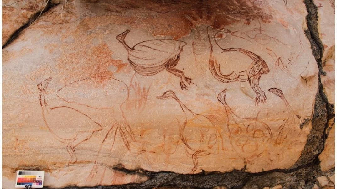 В Австралии исследователи нашли 572 наскальных рисунка, созданных в доныне неизвестном стиле. Им примерно 9400 лет