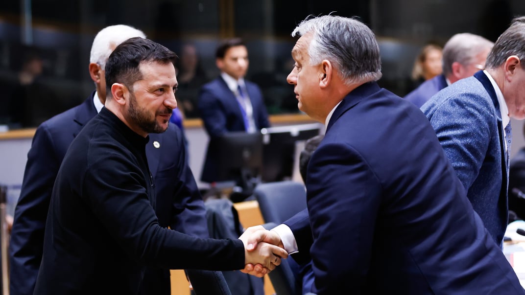 Президент Володимир Зеленський та прем'єр-міністр Угорщини Віктор Орбан