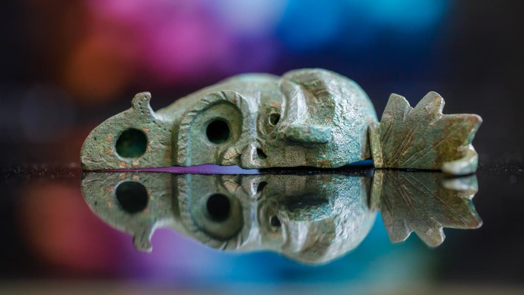 Половина стародавньої лампи, яку знайшли в Єрусалимі