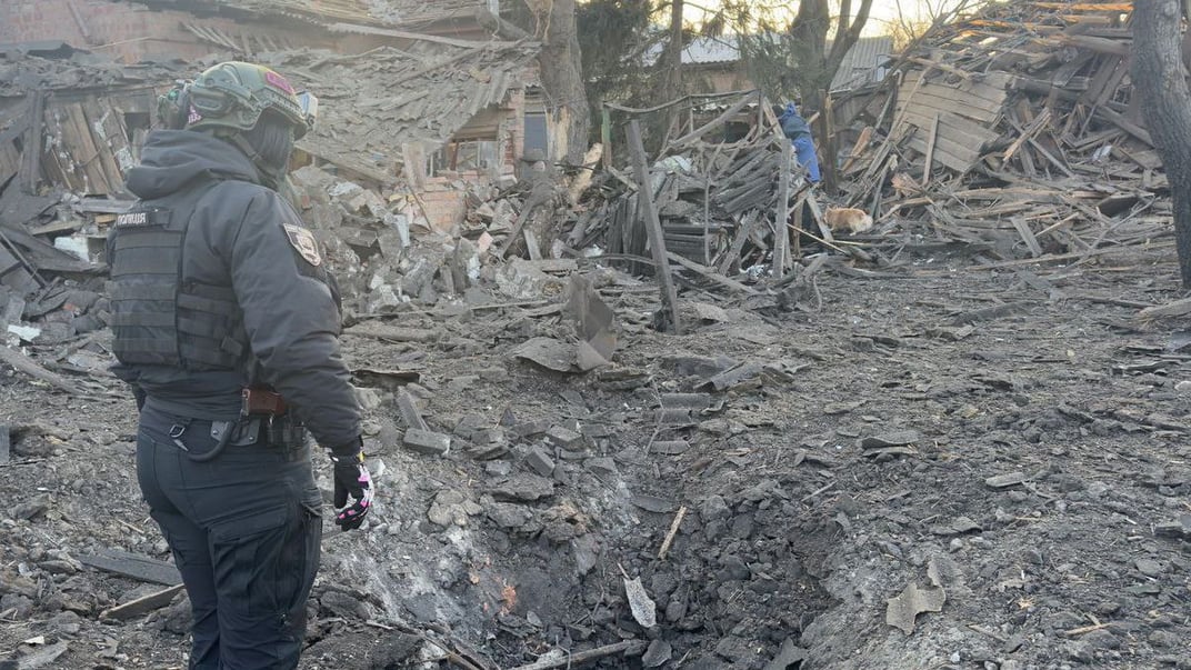 россияне атаковали Константиновку в Донецкой области, 26 февраля 2025 года