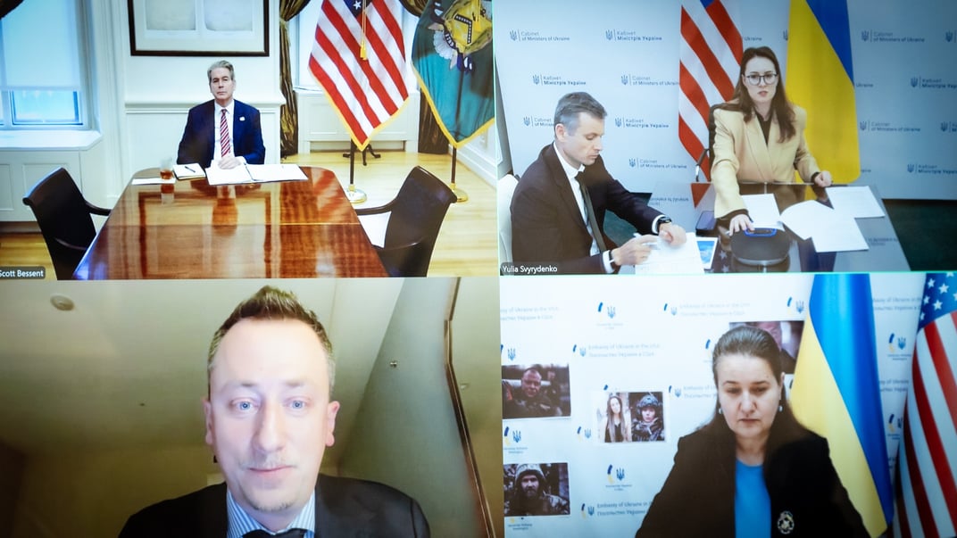 Розмова премʼєр-міністерки Юлії Свириденко та міністра фінансів США Скотта Бессента, 5 серпня 2025 року