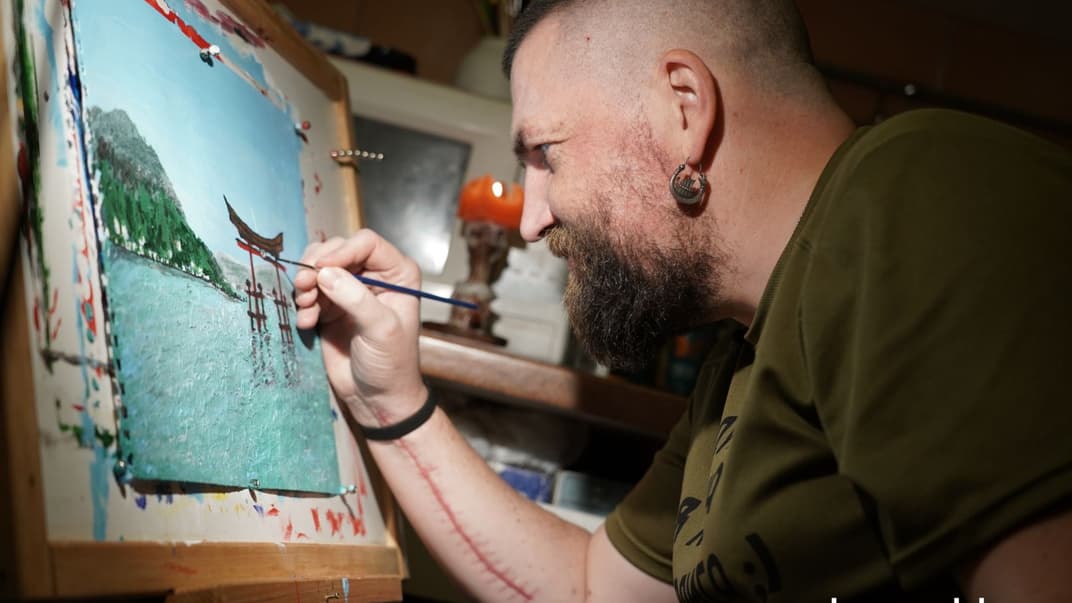 Трижды раненый за время полномасштабной войны морской пехотинец Иван Гаврилко