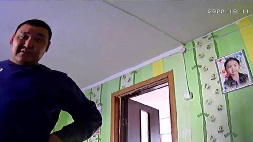 Кадр из камеры видеонаблюдения, заработавшей в Бурятии