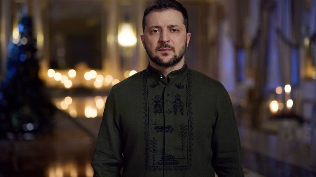 Владимир Зеленский поздравляет с Рождеством