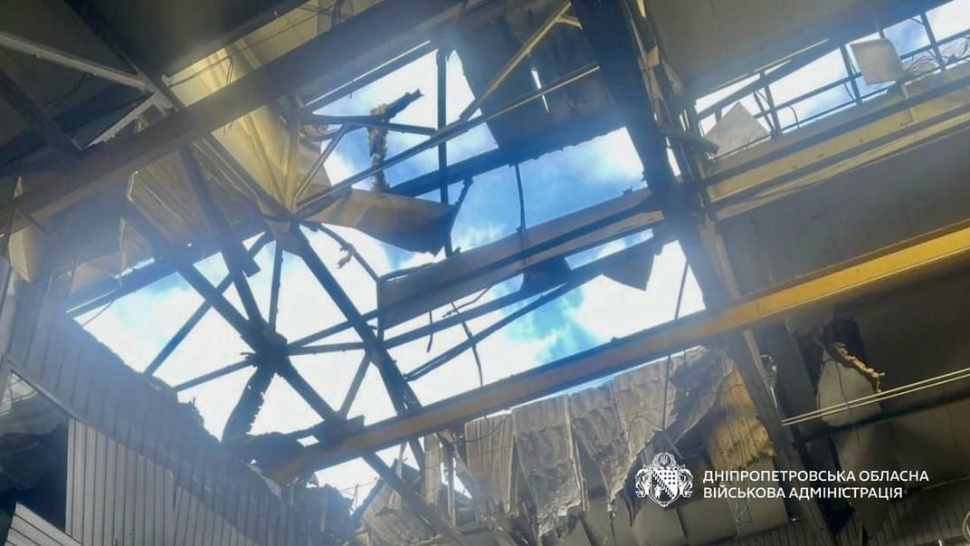 Последствия российского удара по Днепру