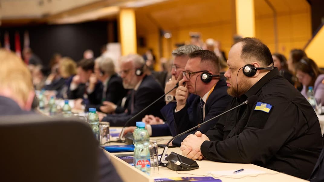 Руслан Стефанчук на щорічній конференції спікерів парламентів країн-членів Євросоюзу