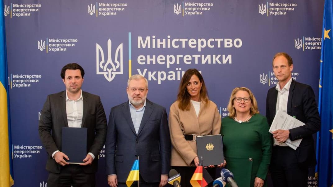 Подписание гранта о предоставлении Украине 45 млн евро на восстановление энергетики