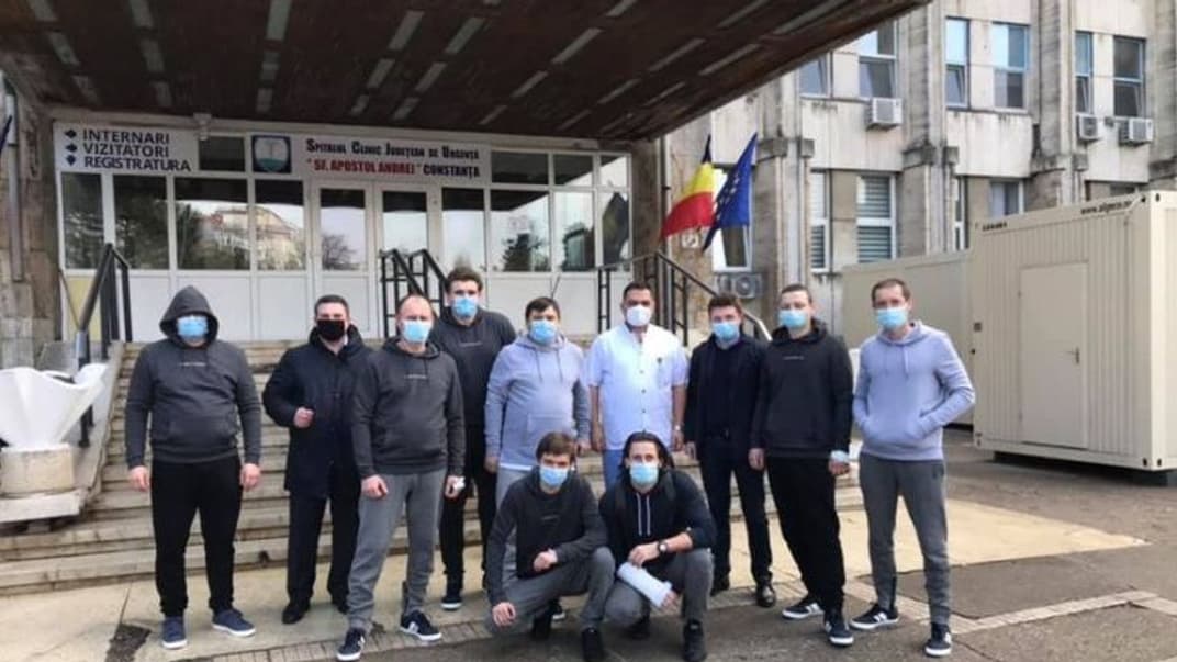 Украинские моряки с затонувшего в Румынии судна