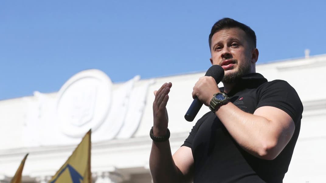 Лідер партії «Національний корпусу», народний депутат Андрій Білецький, Київ, 20 вересня 2018 року