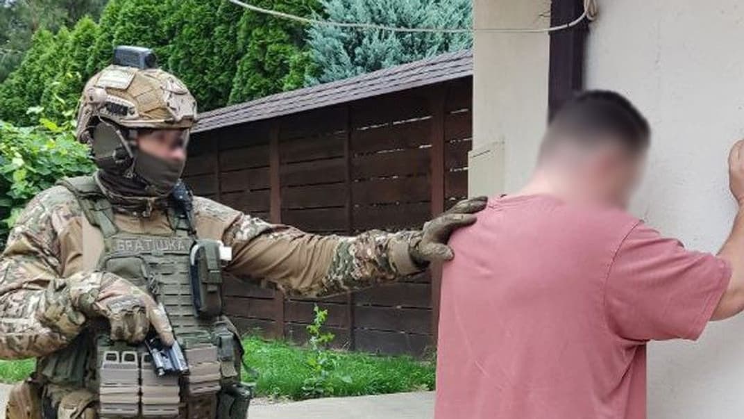 Задержание подозреваемого по делу об убийстве банкира из Киева