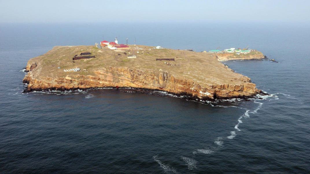 Острів Зміїний 28 лютого 2008 року