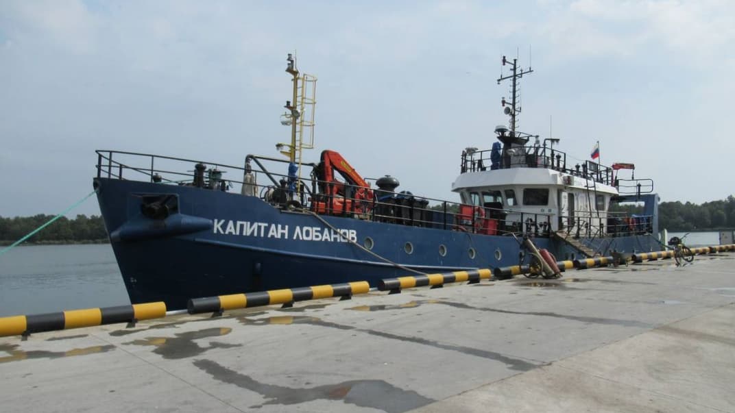 Під Калінінградом спалахнув російський траулер «Капитан Лобанов». Це не перший інцидент