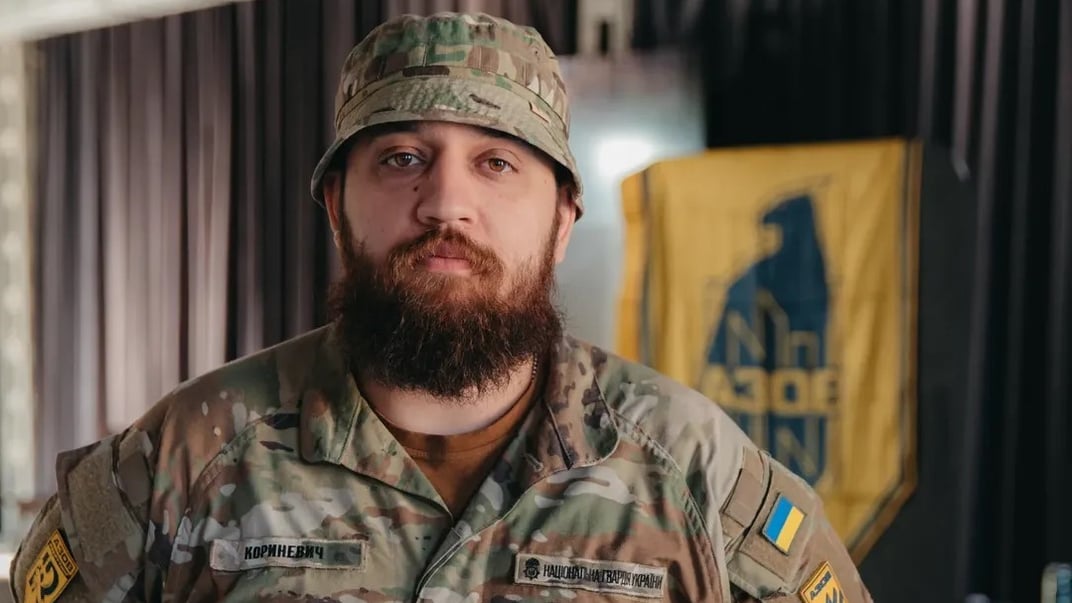 Військовий бригади «Азов» Андрій Кориневич