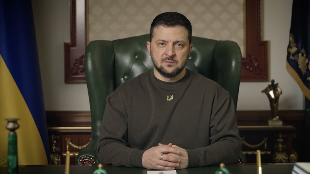 Володимир Зеленський під час звернення 13 лютого 2023 року