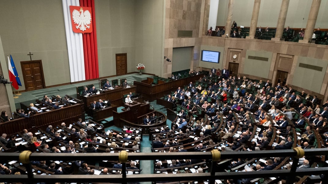 Иллюстративная фотография. Заседание Сейма Польши