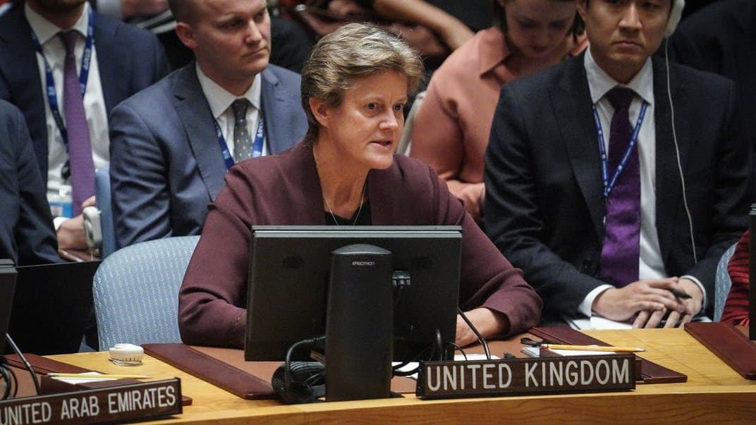 Постійна представниця Великої Британії при ООН Барбара Вудворд, 30 вересня 2022 року