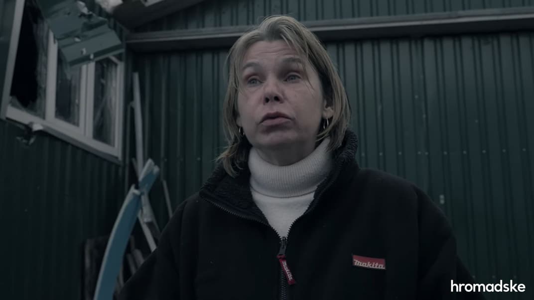 Ирина, жительница Бучи. Ее муж был убит российскими солдатами