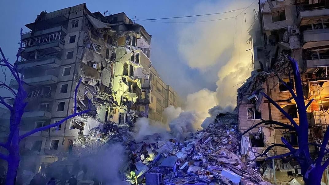 Наслідки влучання російської ракети в Дніпрі, 15 січня 2023 року
