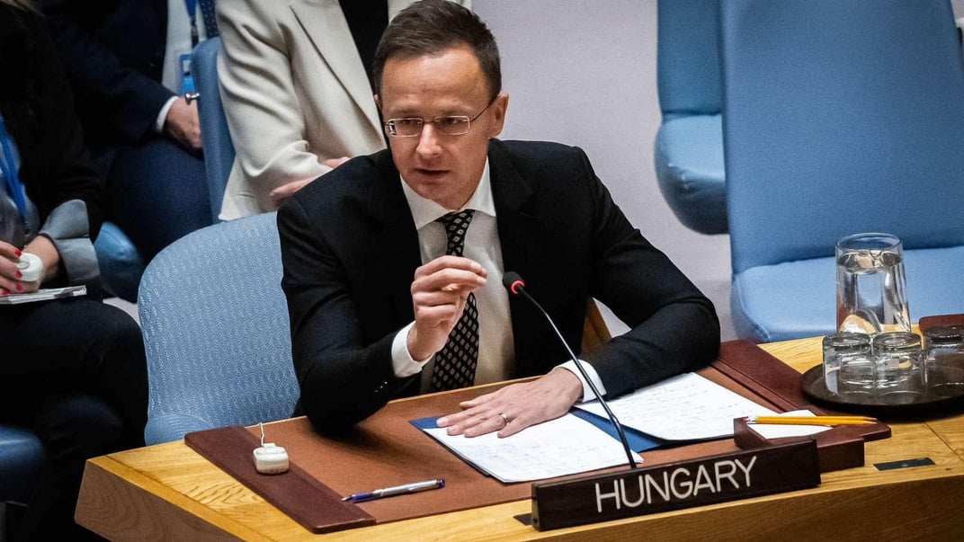 Міністр закордонних справ Угорщини Петер Сіярто