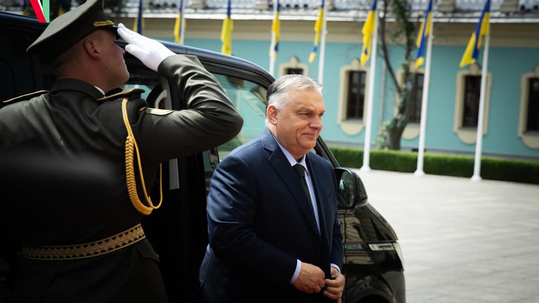 Прем’єр-міністр Угорщини Віктор Орбан під час візиту до Києва, 2 липня 2024 року