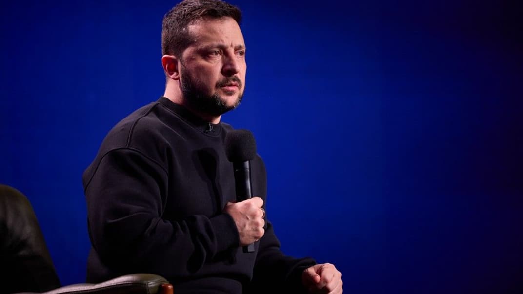 Президент Володимир Зеленський на підсумковій пресконференції 19 грудня 2023 року