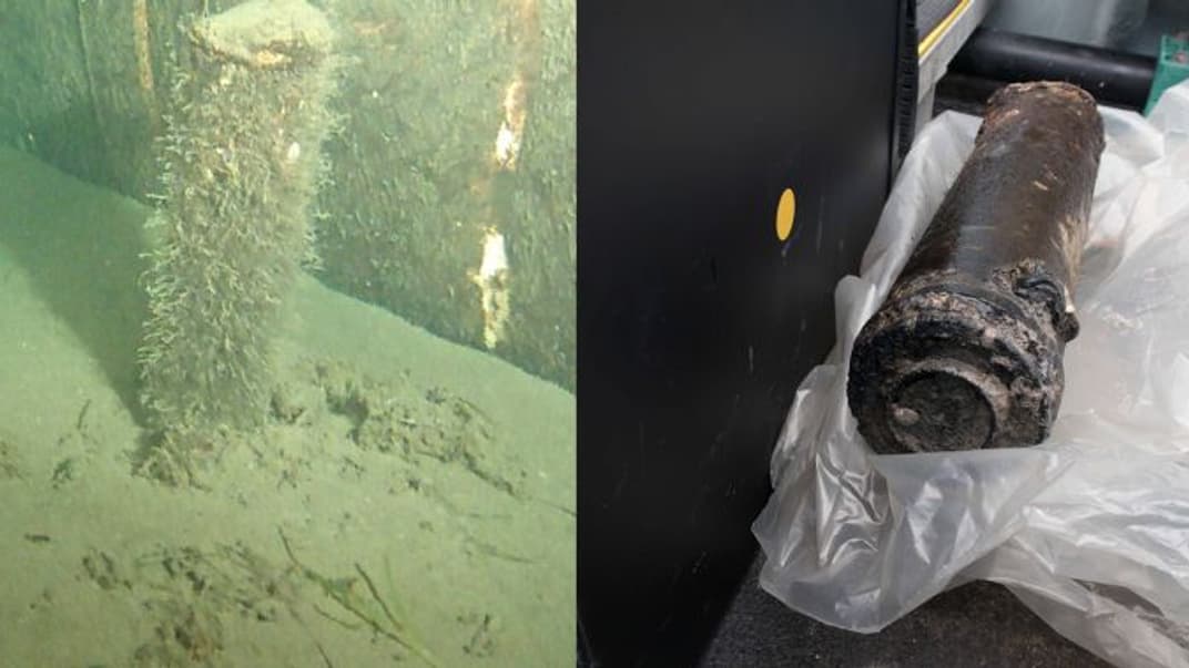 Виялений буй біля «Північного потоку 2»