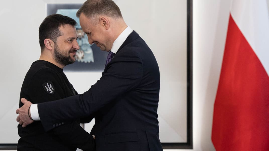 Президенти України та Польщі Володимир Зеленський і Анджей Дуда 6 квітня 2023 року. Ілюстративне фото