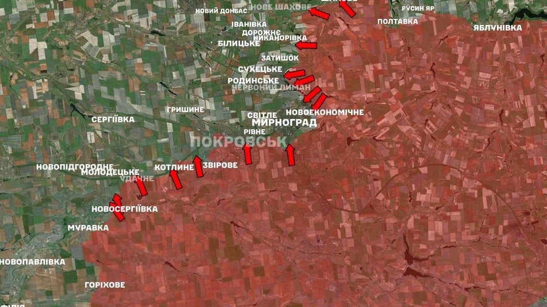 Ситуація на Покровському напрямку станом на 31 грудня 2025 року
